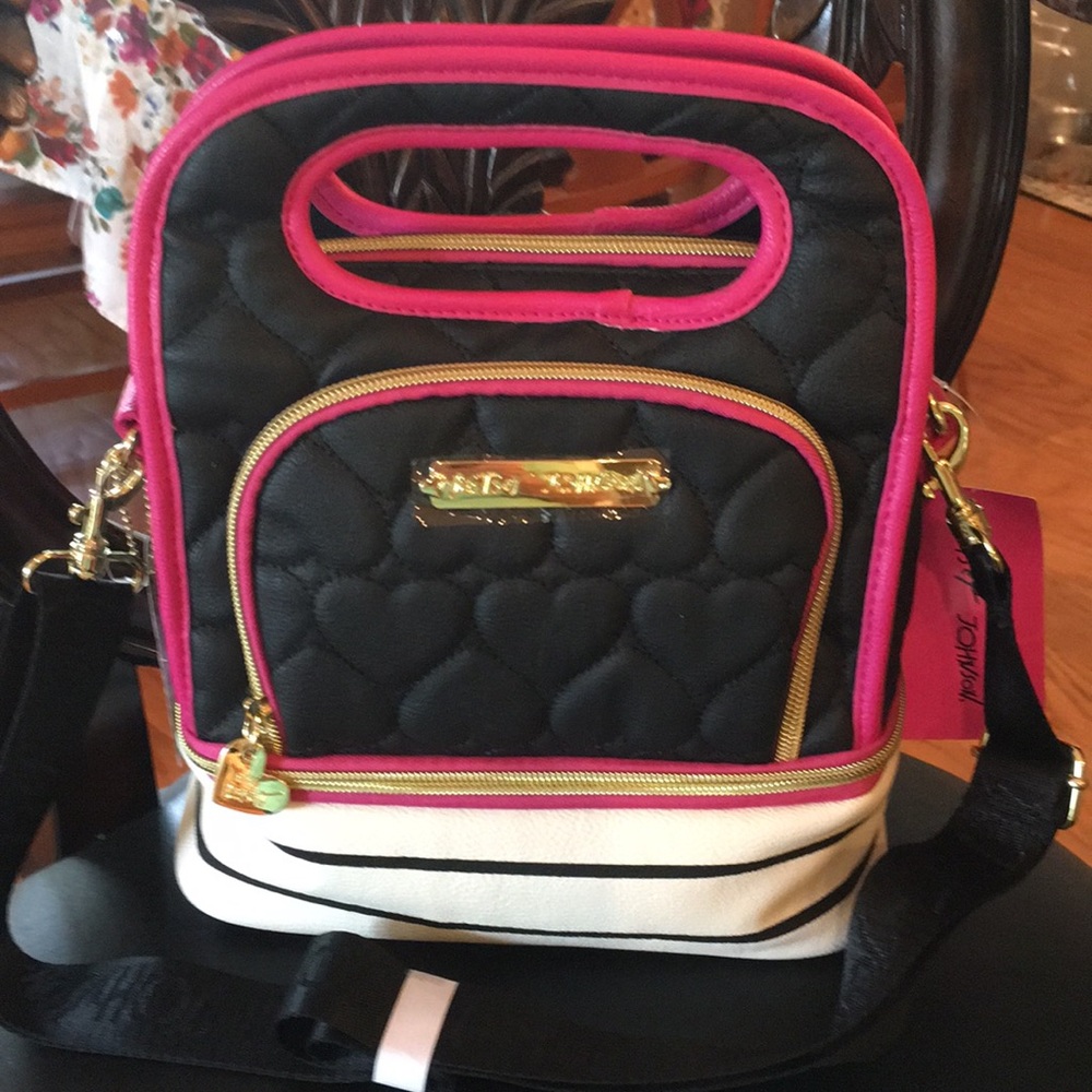 Betsey Johnson insulated lunch tote